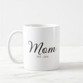 Mamma etablerade Ny Mamma Tvåfärgad Kaffemugge Kaffemugg