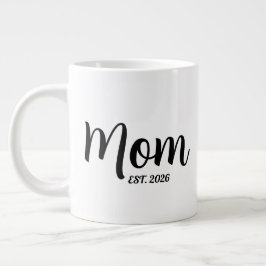 Mamma etablerade ny mammappresent jumbo mugg