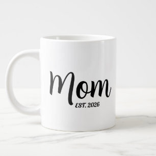 Mamma etablerade ny mammappresent jumbo mugg