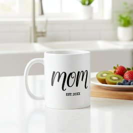 Mamma etablerade ny mammappresent kaffemugg