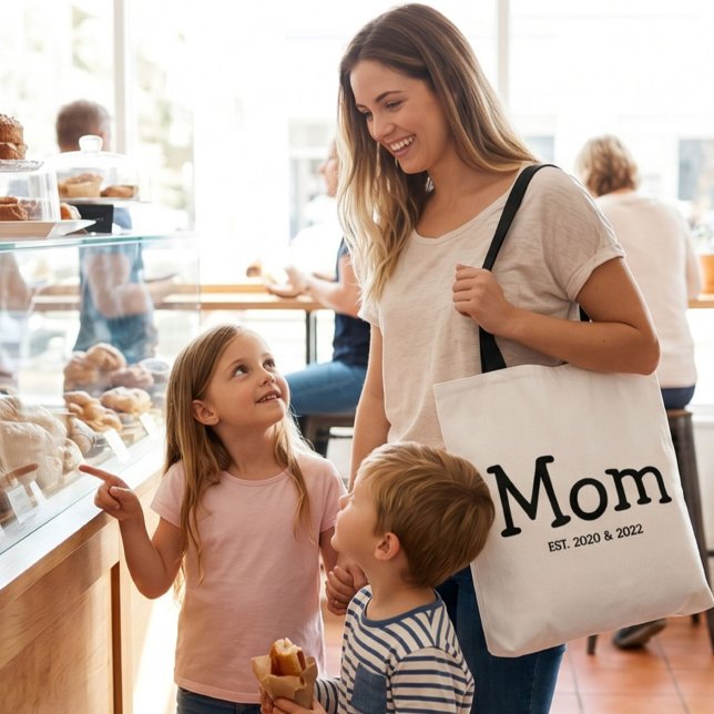 Mamma etablerade ny mammappresent tygkasse (Skapare uppladdad)