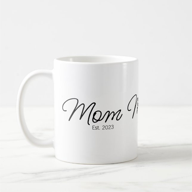 Mamma etablerade ny mammapresent kaffemugg (Vänster)