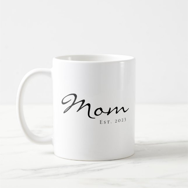Mamma etablerade ny mammapresent kaffemugg (Vänster)