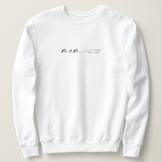 Mamma etablerade ny mammapresent t shirt (Design framsida)
