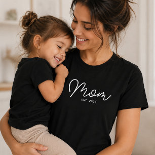 Mamma etablerade ny mammapresent t shirt