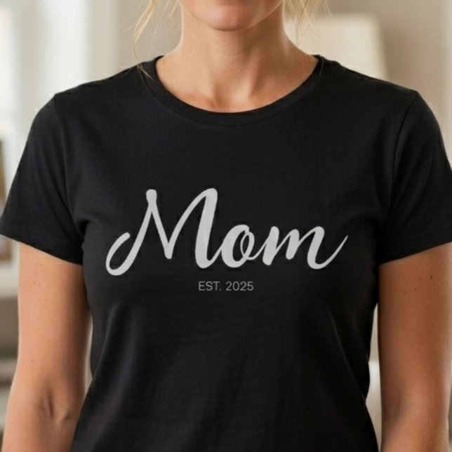 Mamma etablerade ny mammapresent  t shirt (Skapare uppladdad)