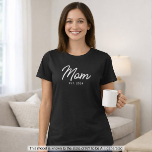 Mamma etablerade ny mammapresent t shirt