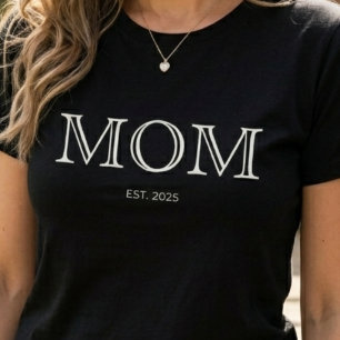 Mamma etablerade ny mammapresent  t shirt