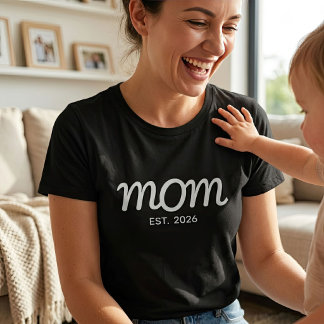 Mamma etablerade ny mammapresent t shirt
