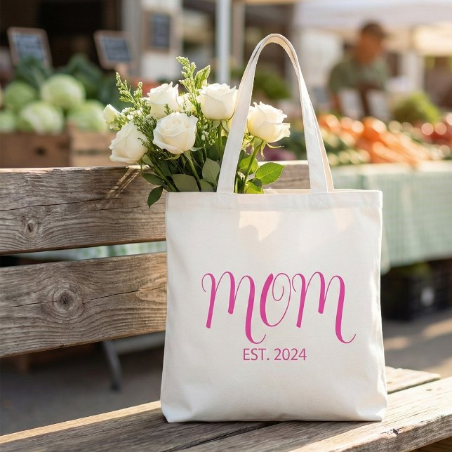 Mamma etablerade ny mammapresent tygkasse (Skapare uppladdad)