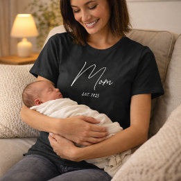Mamma etablerade ny mammaströja t shirt