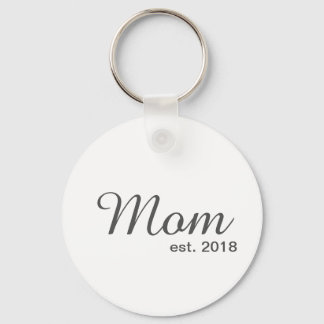 Mamma etablerade nyckelkedja nyckelring