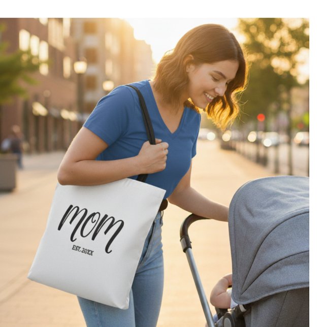 Mamma etablerade nytt mammapresent tygkasse (Skapare uppladdad)