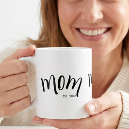 Mamma etablerade snygg anpassad år kaffemugg