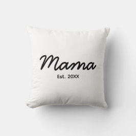 Mamma etablerat år | Mamma personligt datum Kudde