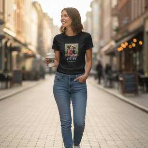 Mamma Etablerat skriptfoto T Shirt