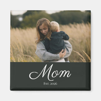 Mamma Etablished Foto Present Magnet