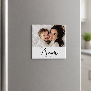 Mamma Etablished Foto Present Magnet