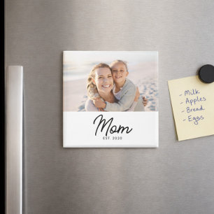 Mamma Etablished Foto Present Magnet