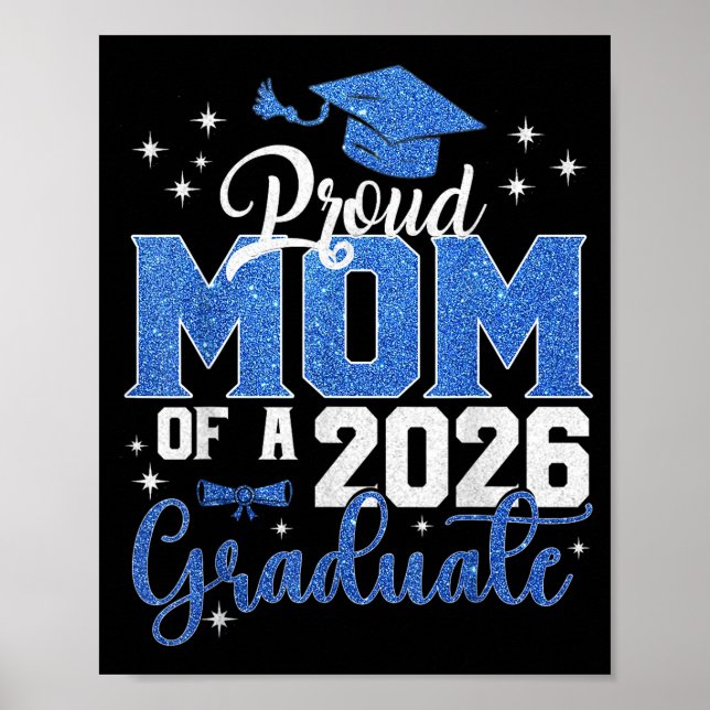 Mamma examen studenten 2026 stolt mamma till en 20 poster (Framsidan)