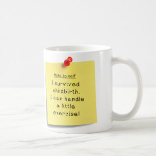 Mamma Exercise New Year Resolution Mugg