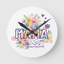 Mamma familjens hjärta Trendig design 