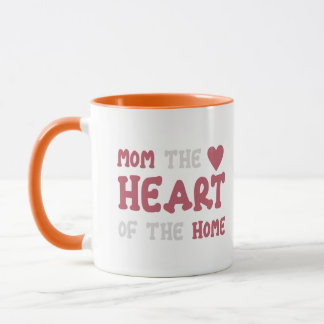 Mamma Familjens Hjärta Tvåtons Kaffemugg