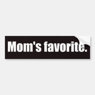 Mamma favorit bildekal