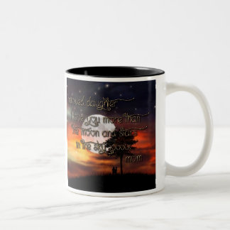 Mamma favorit - dottermugg Två-Tonad mugg