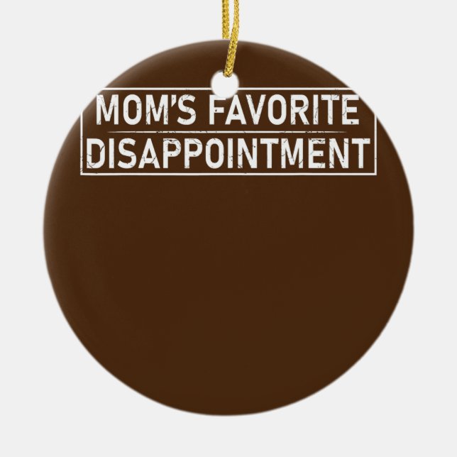 Mamma Favorite besviken Mamma Life Mamma Julgransprydnad Keramik (Framsidan)