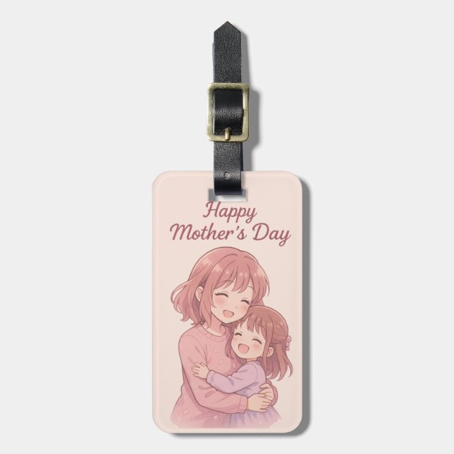 Mamma Favorite Färg Mors dag Card Bagagebricka (Vertikal Framsida)