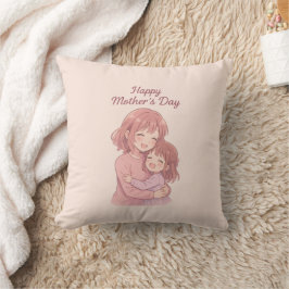 Mamma Favorite Färg Mors dag Card Kudde