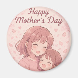 Mamma Favorite Färg Mors dag Card Magnet