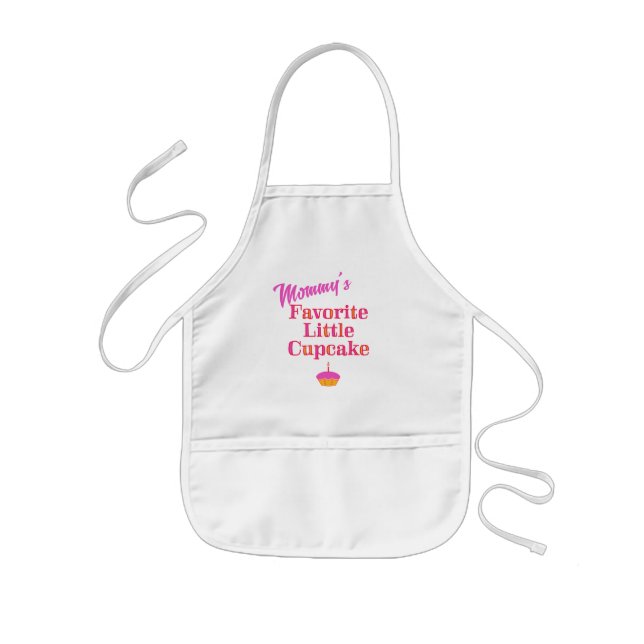 Mamma Favorite Little Cuptårta Barnförkläde (Framsidan)