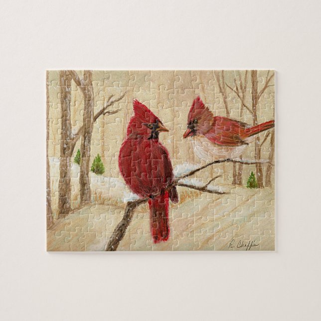 Mamma Favorite Redbird Pussel (Horisontell)
