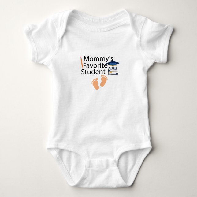 Mamma Favorite Student Teacher Baby, Funnys T Shirt (Framsida)