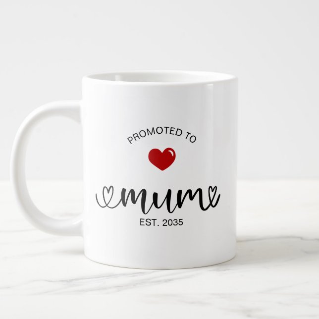 Mamma Fick Ny Mammapresent Jumbo Mugg (Vänster)