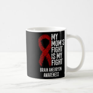 Mamma Fight är min kamp Brain Aneurysm-medvetenhet Kaffemugg