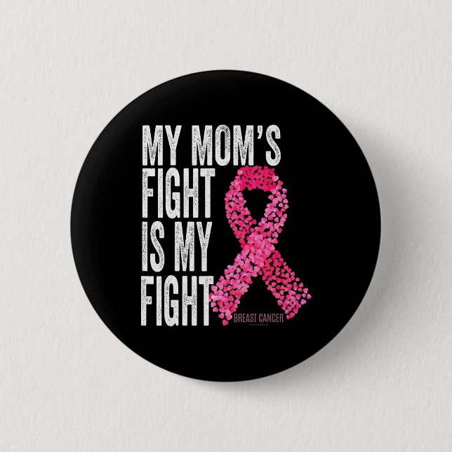 Mamma Fight är min kamp mot bröstcancer Gi Knapp (Framsida)
