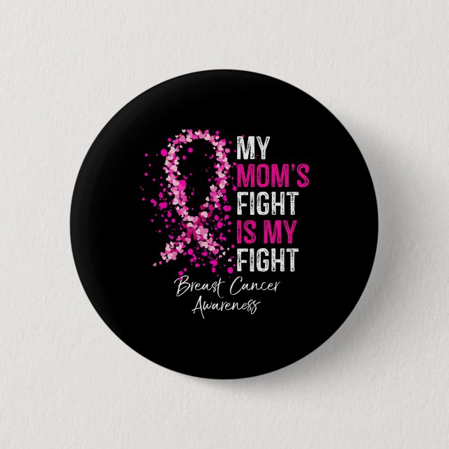 Mamma Fight är min kamp mot bröstcancer Gi Knapp (Framsida)