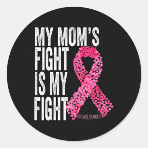 Mamma Fight är min kamp mot bröstcancer Gi Runt Klistermärke