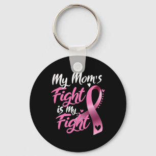 Mamma Fight är min kamp mot bröstcancermedvetande Nyckelring