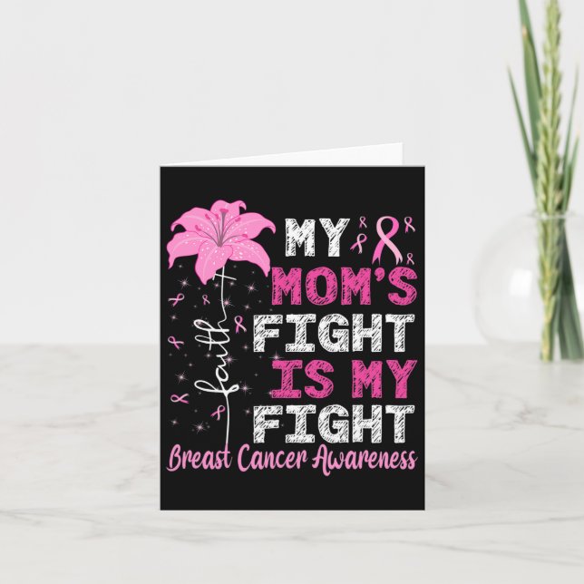 Mamma Fight är min medkänsla i kampen mot bröstcan Kort (Framsida)