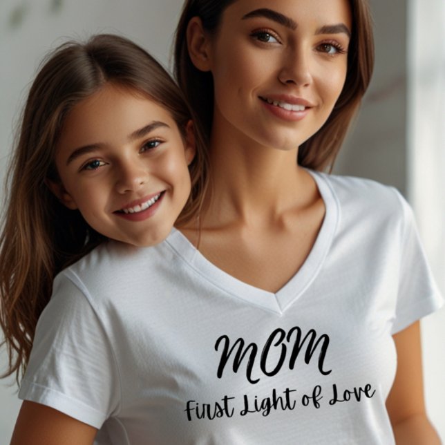"MAMMA First Light of Kärlek", citat T Shirt (Skapare uppladdad)