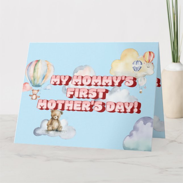 Mamma First Mors dag Card Kort (Framsida)