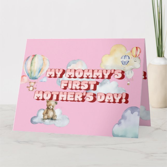 Mamma First Mors dag Greeting Card Kort (Framsida)