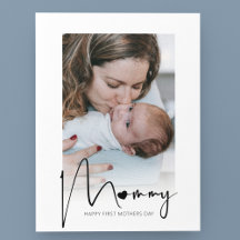 Mamma First Mors dag Helgdag Card