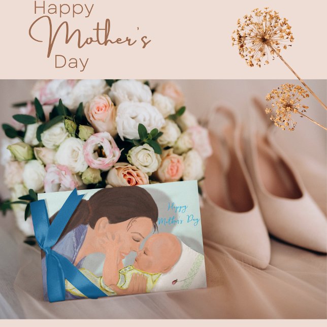 Mamma First Mors dag Kort (Mommy's First Mother's Day Card)