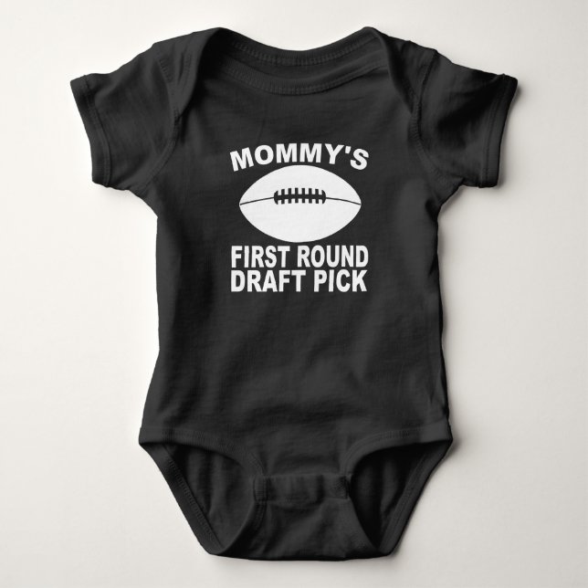 Mamma First Round Draft Plocka Football T-shirt (Framsida)