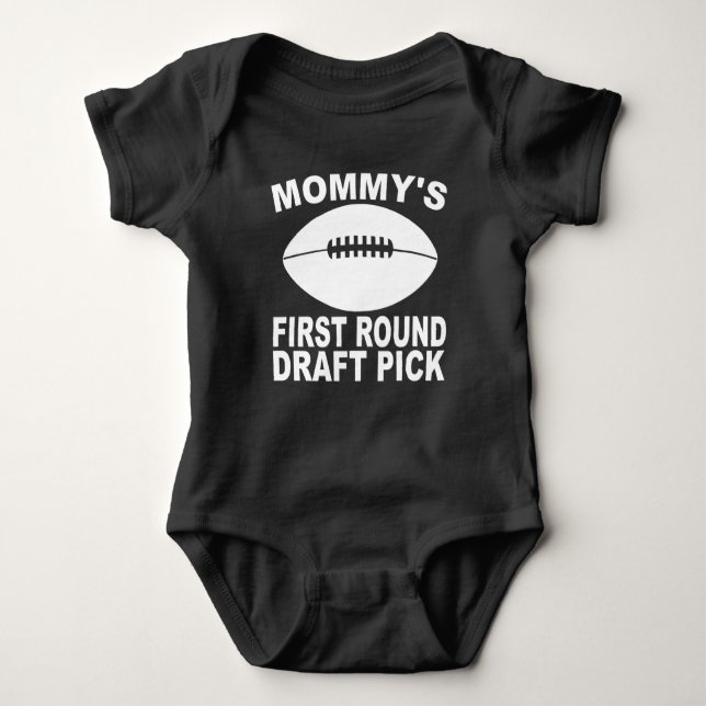 Mamma First Round Draft Plocka Football Tee (Framsida)